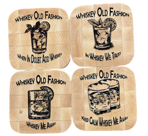 Drinking Coasters – Whisky Old Fashion
