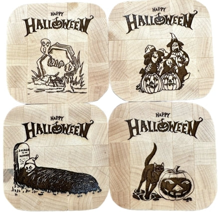 Fun Halloween Coasters
